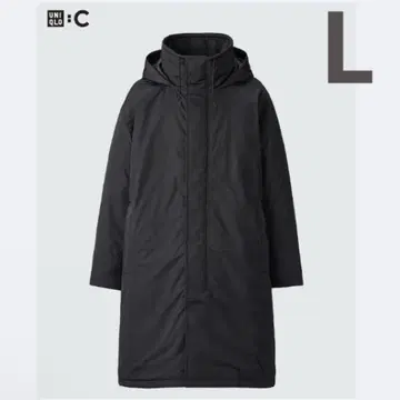 UNIQLOc 후디드 코트 BLACK 블랙 L
