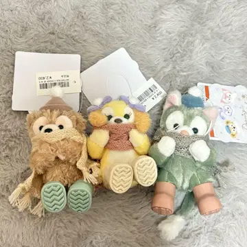 더피 쿠키 젤라토니 댄싱 눈송이 봉제 인형 스트랩