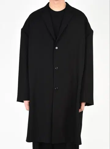 SUPER BIG LONG JACKET NANO BLACK