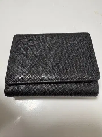 TAKEO KIKUCHI 다케오 키쿠치 3단 폴더형 지갑 블랙 블랙 컬러