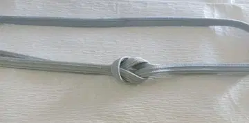 허리띠 블루 그레이 꼬임 술