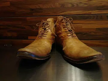 PADRONE 브라운 가죽 부츠