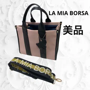 [ 새상품급 ] LA MIA BORSA 투웨이백 토트 숄더백