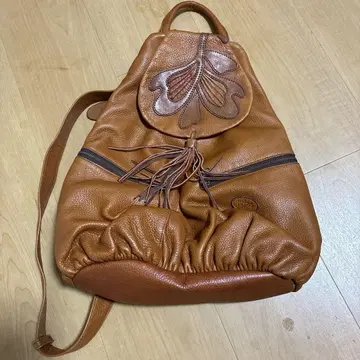브라운 가죽 백팩 백팩