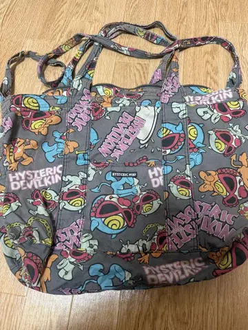 HYSTERIC GLAMOUR 컬러풀 토트백