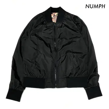 NUMPH (넘프) 집업 블루종 리버서블 블랙