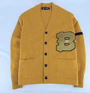부루코/ LETTERED CARDIGAN(MSD)L