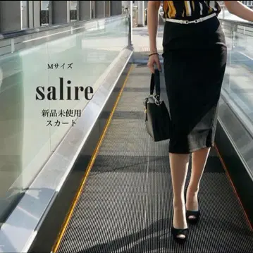 salire M 사이즈 미사용 새상품 블랙 타이트 스커트