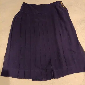 49AV. junkoshimada 네이비 플리츠 스커트 사이즈 40