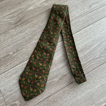 Salvatore Ferragamo 그린 넥타이