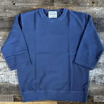 Cloveru 반기장 맨투맨 MUJI CREW / Surf Navy