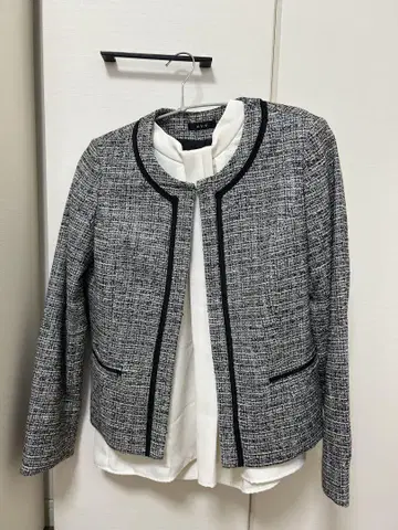 입학식, 졸업식 a.v.v 노카라 자켓 로페피크닉 블라우스