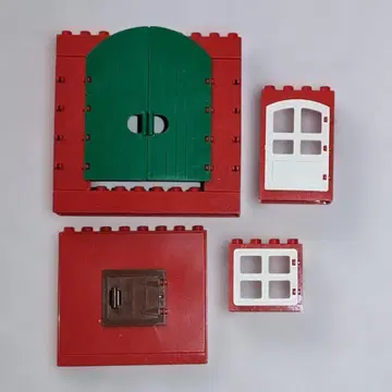 LEGO 듀플로 정품 블록 문과 창문 세트