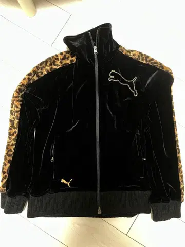 [ 새상품급 ] PUMA x BEAMS 별주 레오파드 벨로아 트랙 자켓