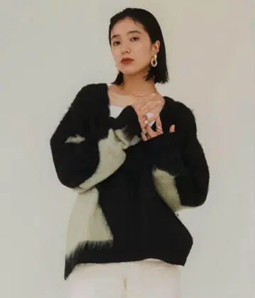 [ Knuth Marf ] Uneck knit pullover