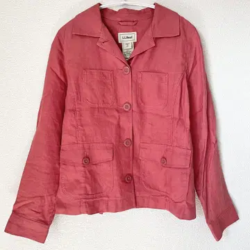 L.L.Bean 엘엘빈 여성용 린넨 자켓 핑크 S
