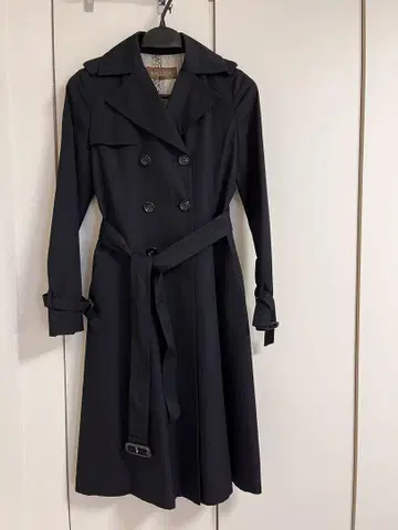 BALLSEY 블랙 트렌치코트 38