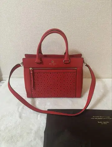[ 새상품 미사용품 ] kate spade 빨간색 숄더백