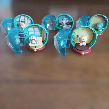 도라에몽 가을 돔 5개 세트