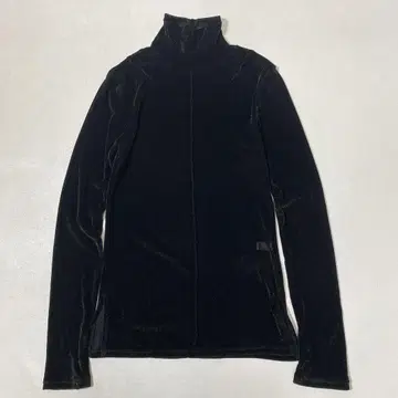 새상품급 PUBLIC TOKYO 벨로아 튤 TOP 스트레치 풀오버
