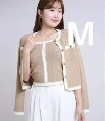 Siena Bicolor Knit Set M beige herlipto