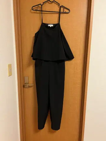 MOTOMACHI Jayro 블랙 플레어 탑 올인원 M