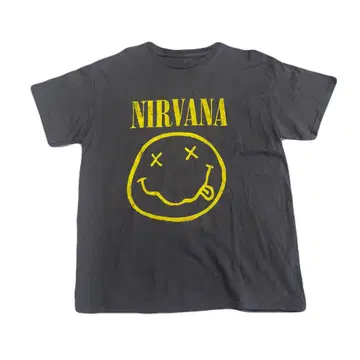 NIRVANA 닐바나 티셔츠 남성용 L 그레이