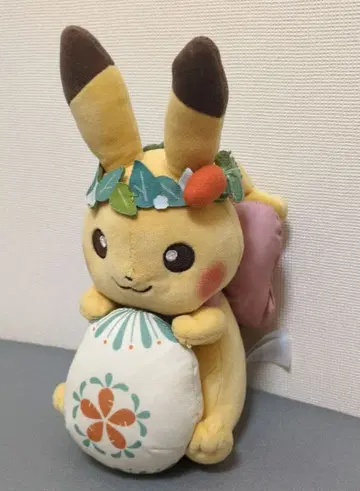 포켓몬 센터 한정판 부활절 에그 헌트 피카츄 봉제 인형