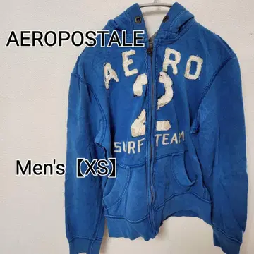 z195 [ AEROPOSTALE ] 후드티 ( 남성용 XS ) 블루