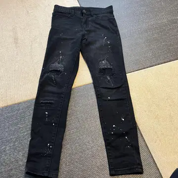 RETG 스키니 데님 블랙