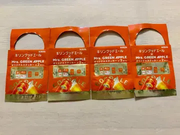 KIRIN 굿 에일 Mrs. GREEN APPLE 미세스 스티커 4개
