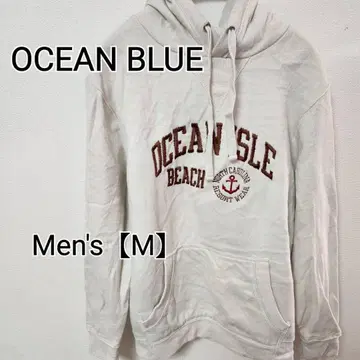 z196 [ OCEAN BLUE ] 후드티 ( 남성용 M ) 크림 컬러