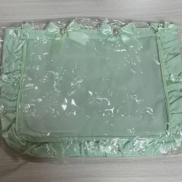 [미사용 새상품] 자카마트 A3 프릴 이타백용 토트백 5주년 민트