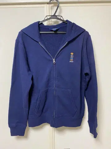 [ 새상품급 ] 폴로베어 자수 네이비 집업 후드티