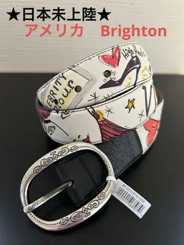 새상품 일본 미상륙 미국 Brighton 브라이튼 패션 벨트