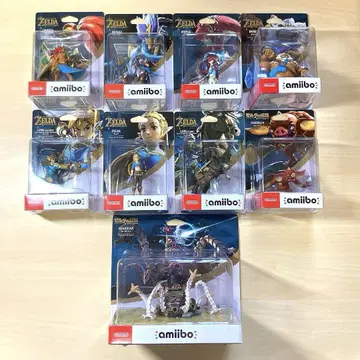 닌텐도 amiibo 젤다의 전설 브레스 오브 더 와일드 9개 세트