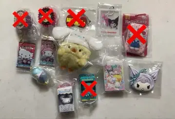 산리오 미니어처 가챠 묶음 판매