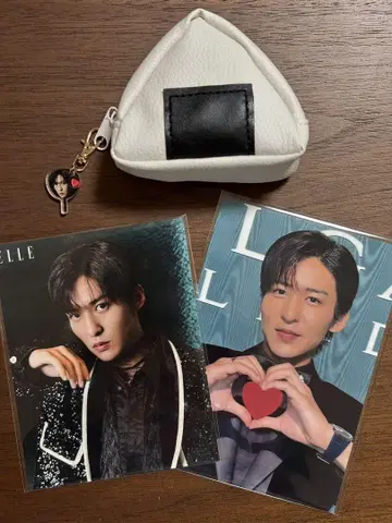 오니기리 파우치 아크릴 키링 사진 메메