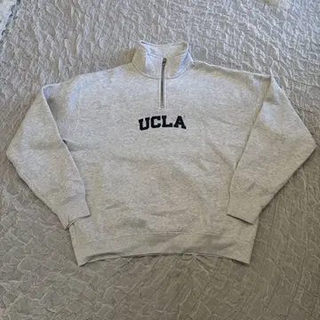 UCLA 하프 지퍼 맨투맨