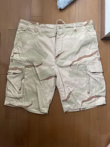 카모플라쥬 카고 숏팬츠 XL