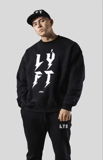 Lyft 맨투맨 - BLACK XL