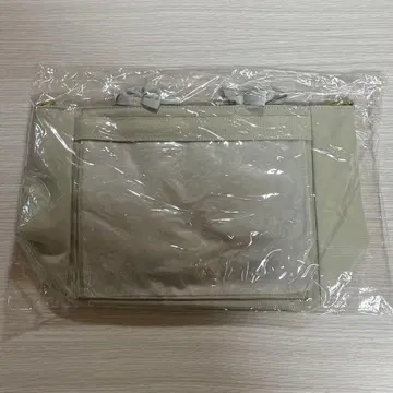 [ 미사용 새상품 ] 자카마트 이타백 핸들 프릴 토트백 A4 그레이