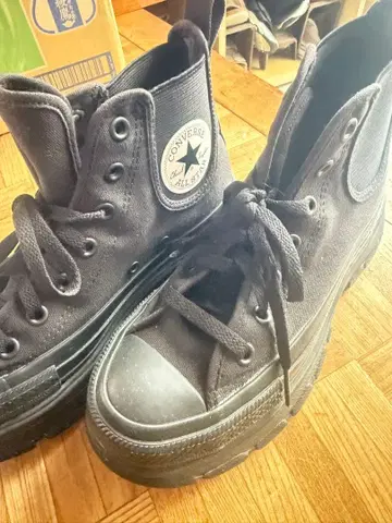 컨버스 올스타 트렉웨이브 사이드고어 하이컷 통굽 스니커즈