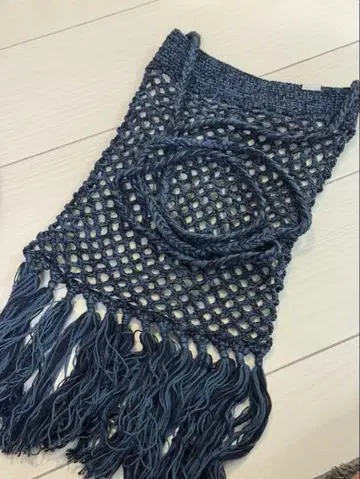 슈거힐 sugarhill COTTON KNIT BAG 네이비
