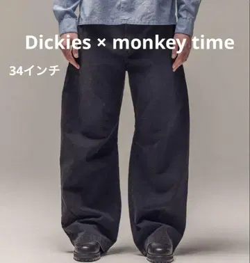 34인치 Dickies x monkeytime 커브 팬츠 가먼트