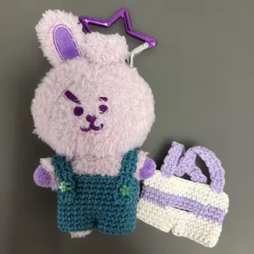 COOKY 보라색 인형 마스코트 옷 갈아입기 포함