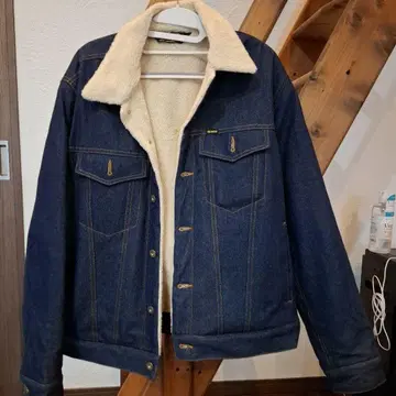 Blue Monkey Garment 보아 안감 데님 자켓 L