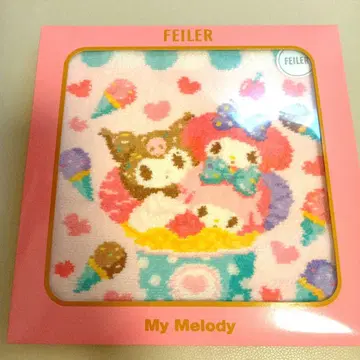 FEILER 페이러 산리오 마이멜로디 쿠로미 피아노 손수건