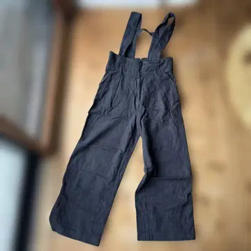 URBAN RESEARCH DOORS 그레이 헤링본 서스펜더 팬츠