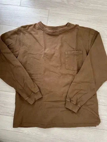 Goodwear 브라운 긴팔 셔츠 L